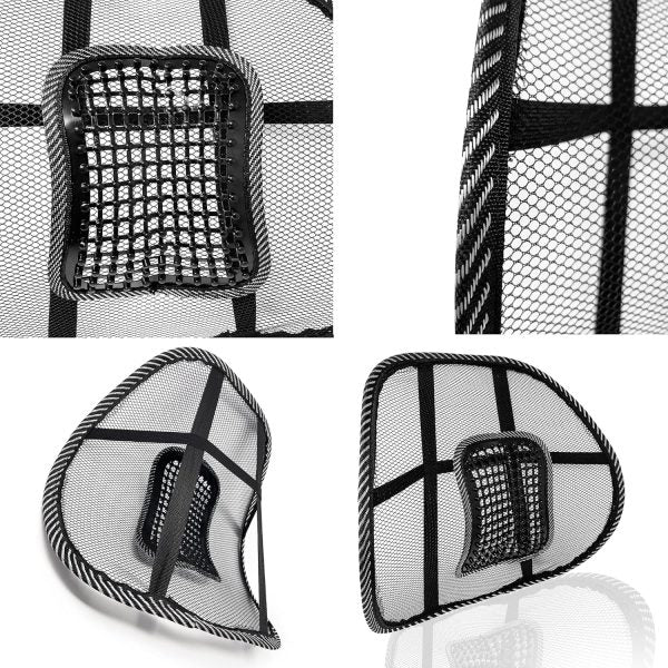 Lumbar Back Support, Mesh Cushion Backrest For Office Home Car Seat