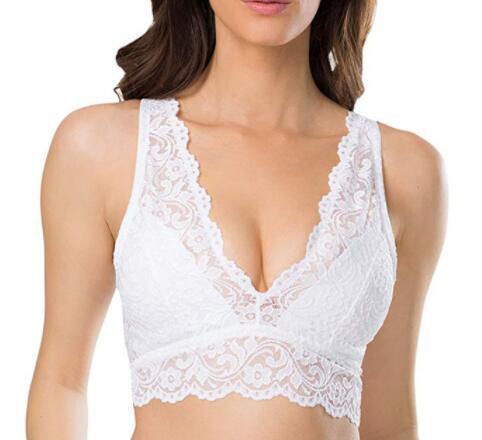 Foreign Trade Amazon Hot Models Sexy Underwear Europe And The United States Sexy Lace Bra Temptation See-Through Vest B3008