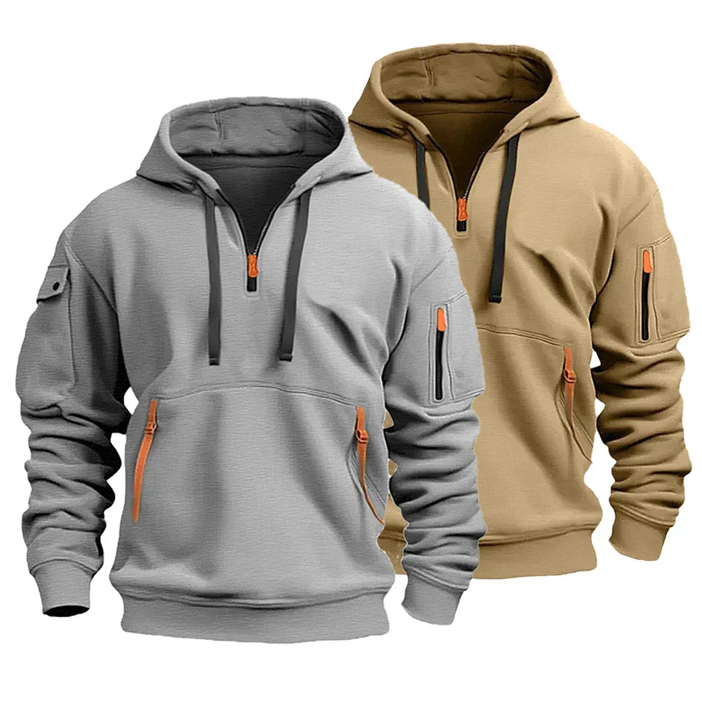 2024 New Autumn Winter Hoodies Men Dropped Shoulder