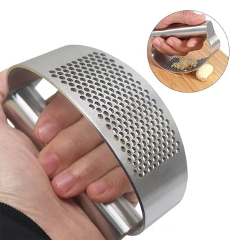 Stainless Steel Garlic Press Crusher Manual Garlic Mincer Chopping