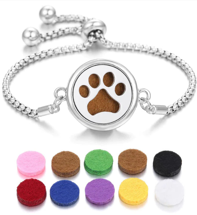 2024 New Kaleidoscope Aromatherapy Bracelet Perfume Essential Oil Diffuser Locket Bracelet Charms Women Aroma Diffuser Jewelry