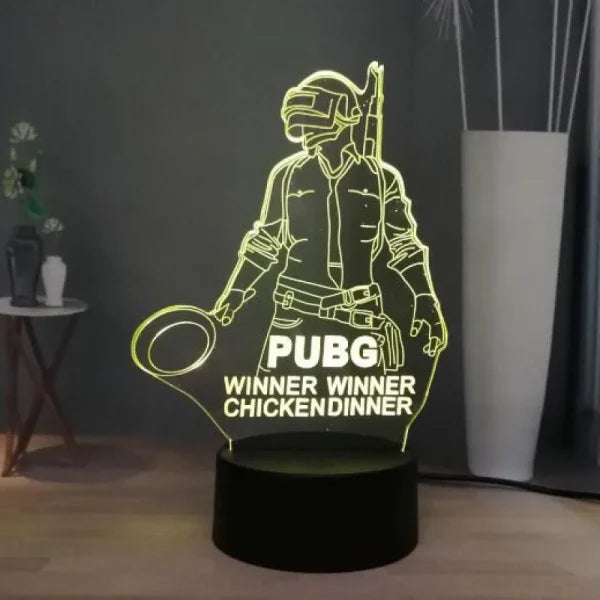 Pubg 3d Led Night Light