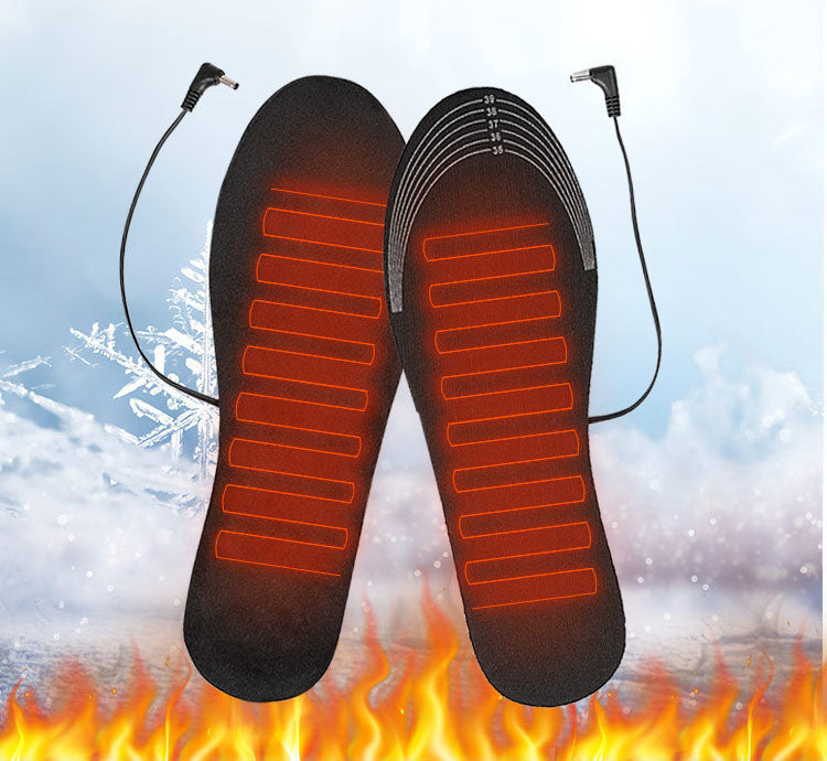 USB heating insole warm feet treasure charging heating washable size tailoring full soled warm feet electric heating insole