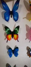 12Pcs/Set Luminous Butterfly Wall Stickers Living Room Butterflies