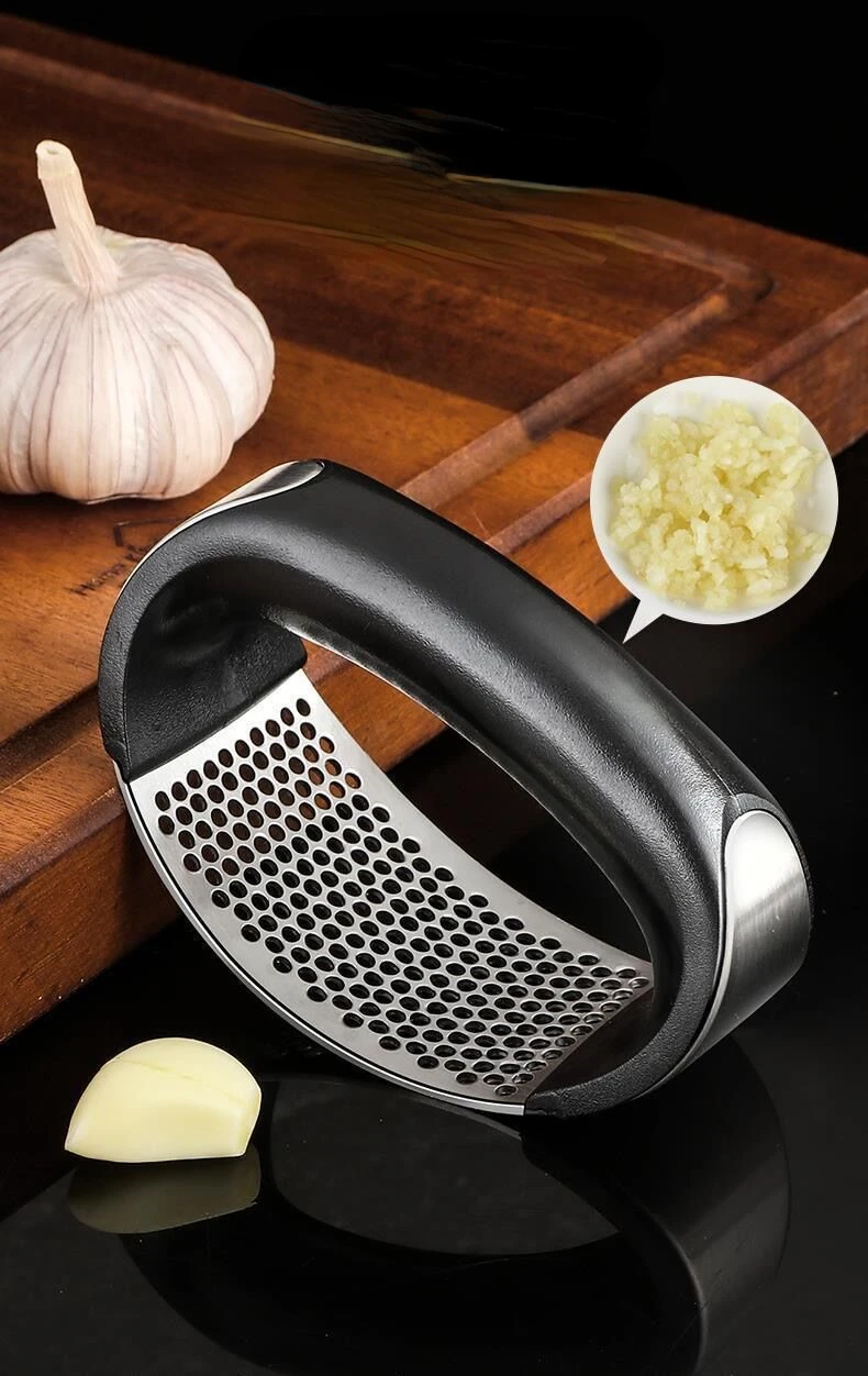 Stainless Steel Garlic Press Crusher Manual Garlic Mincer Chopping