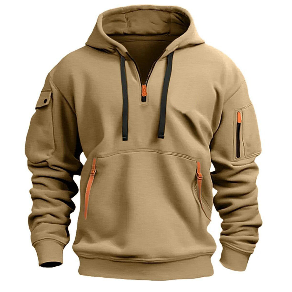 2024 New Autumn Winter Hoodies Men Dropped Shoulder