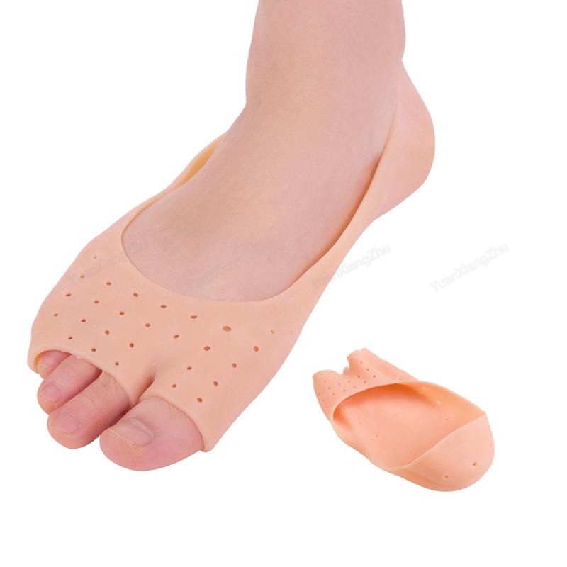 Forefoot Pads Silicone Insoles Orthopedic Shoe Pad Pain Relief Silicone Boat Socks for Women Toe separator Foot Care Products