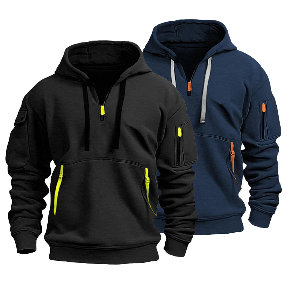 2024 New Autumn Winter Hoodies Men Dropped Shoulder