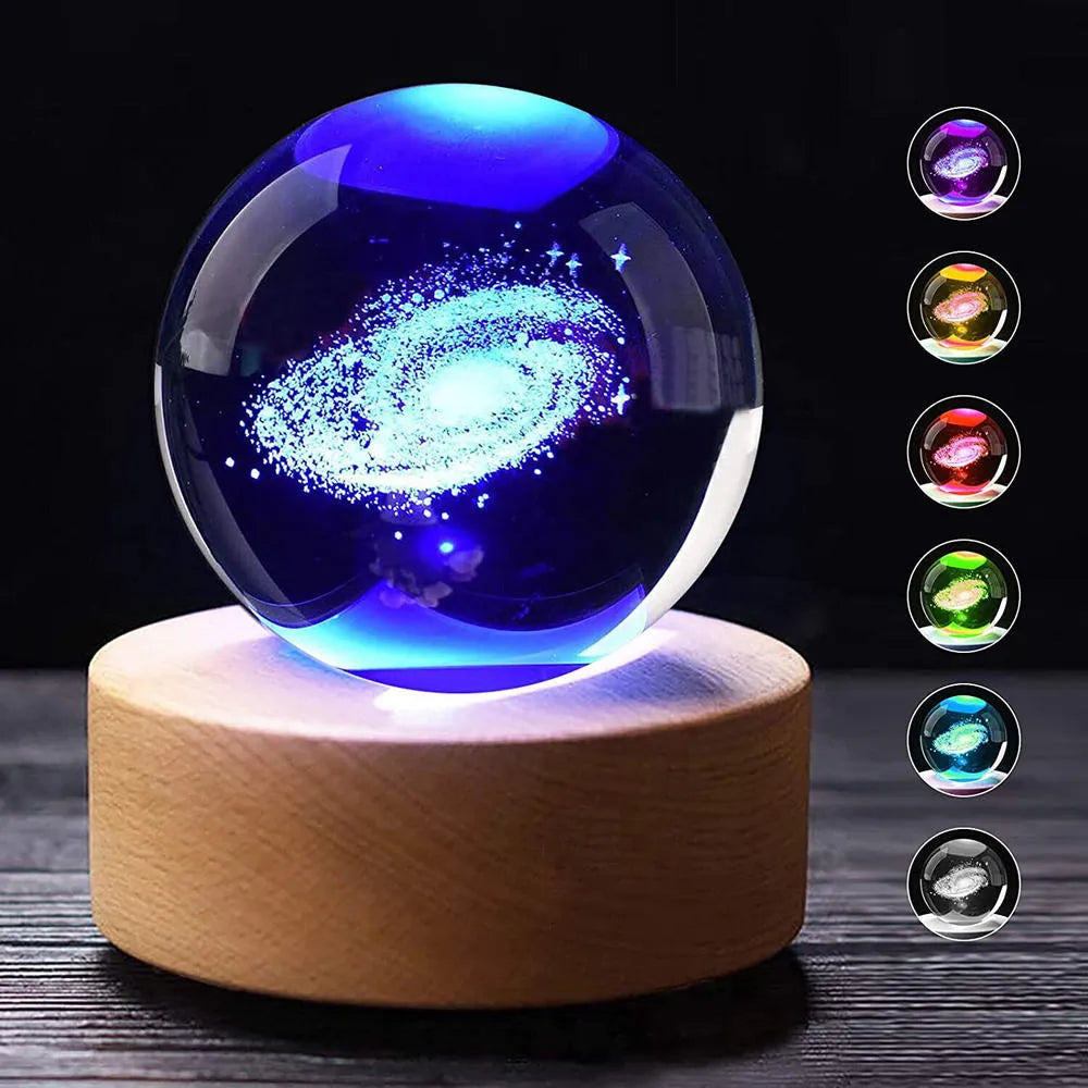 Crystal Planet Globe LED Light