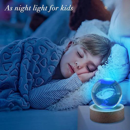 Crystal Planet Globe LED Light