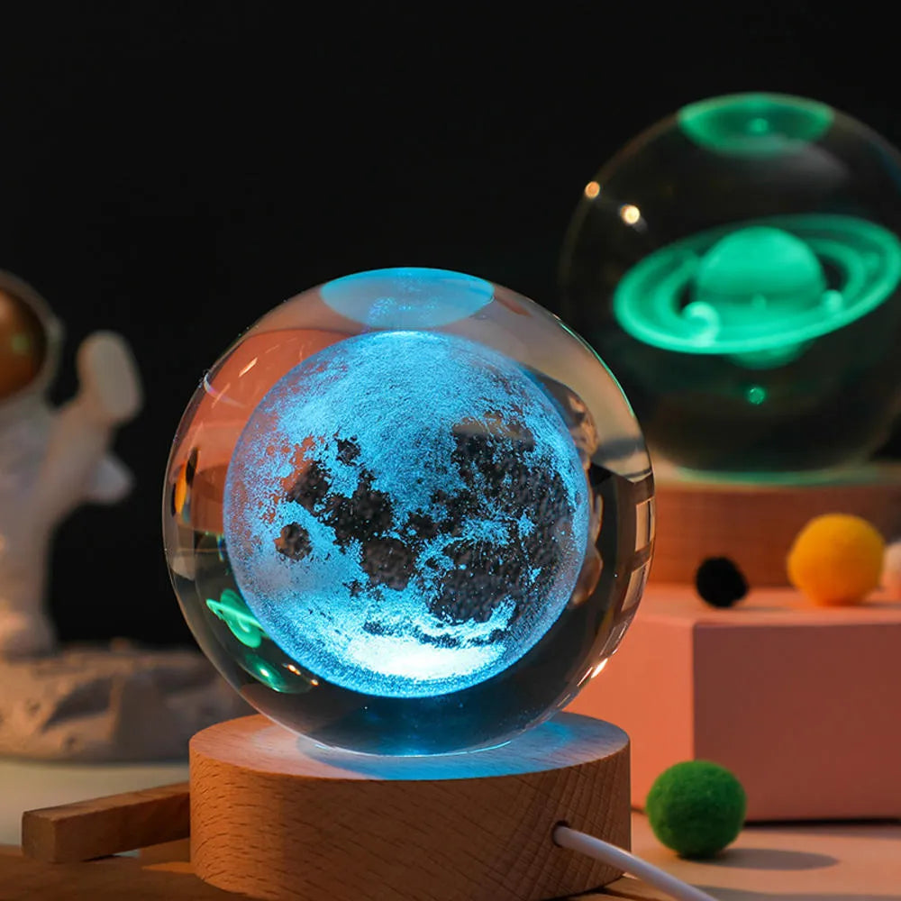 Crystal Planet Globe LED Light