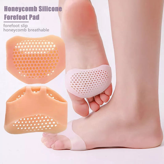 Insoles Forefoot Pads for Women High Heel Shoes Foot Blister Care Toes Insert Pad Silicone Gel Insole Cushions Pain Relief Splin