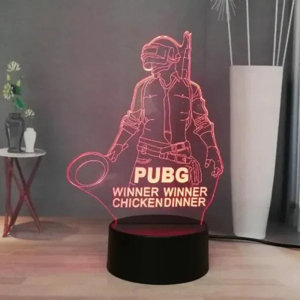 Pubg 3d Led Night Light