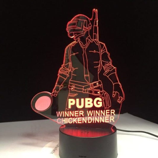 Pubg 3d Led Night Light