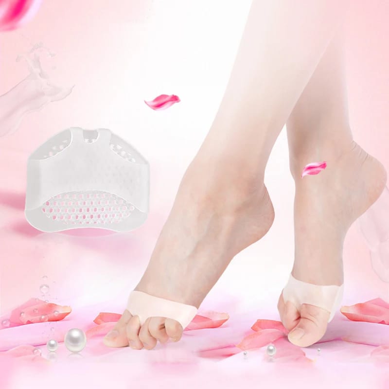 Insoles Forefoot Pads for Women High Heel Shoes Foot Blister Care Toes Insert Pad Silicone Gel Insole Cushions Pain Relief Splin