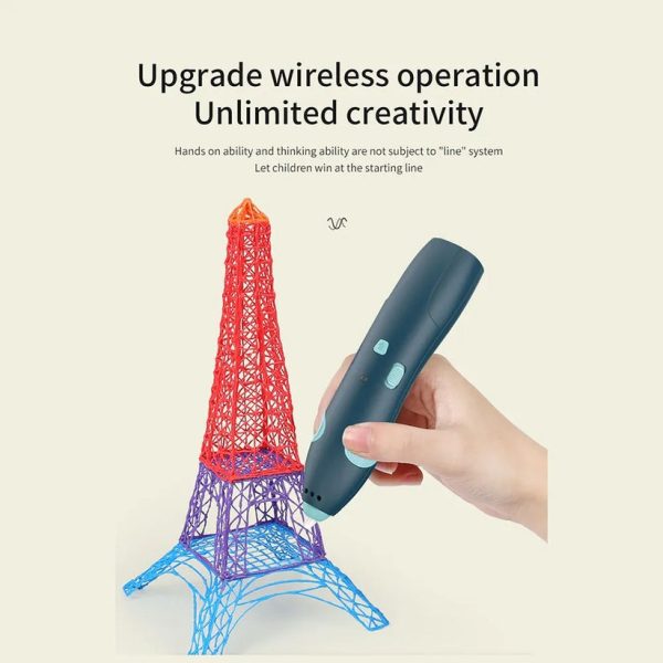 Diy 3d Pen Low Temperature 3d Printing Pen Digital Display Usb Rechargeable