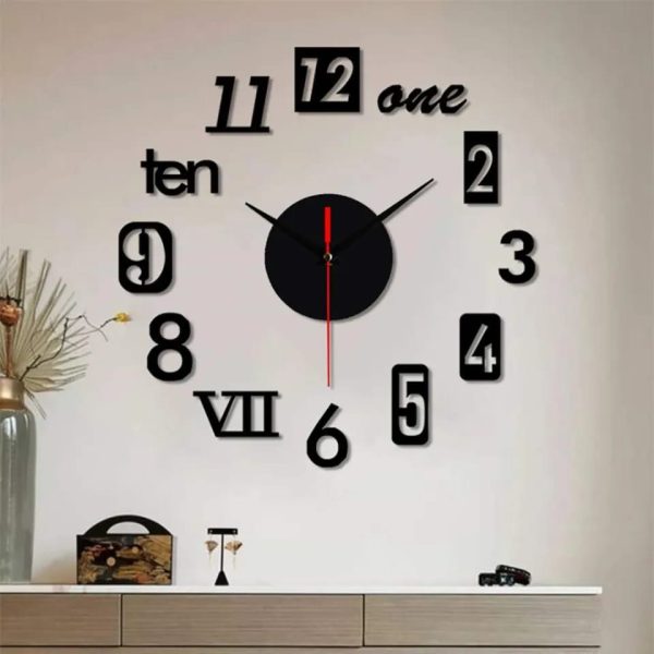 Diy Wall Clock – 3d Wooden Wall Clock