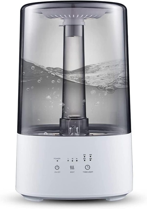 Lh-192 Humidifier – Hot &amp; Cold Mist With 4l Water Tank, 12-hour Continuous Operation