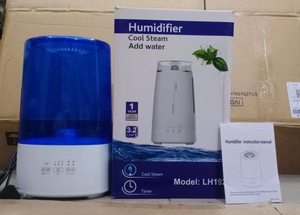 Lh-192 Humidifier – Hot &amp; Cold Mist With 4l Water Tank, 12-hour Continuous Operation