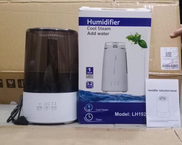 Lh-192 Humidifier – Hot &amp; Cold Mist With 4l Water Tank, 12-hour Continuous Operation