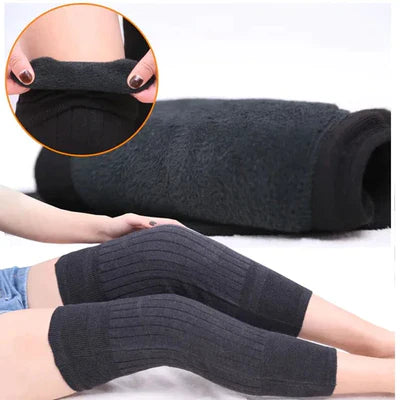 Women Men’s Cashmere Wool Knee Brace Pads