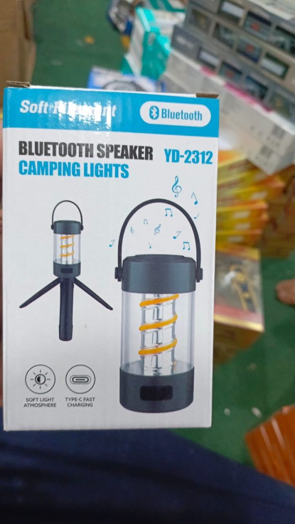 Portable Led Lamp With Wireless Speaker